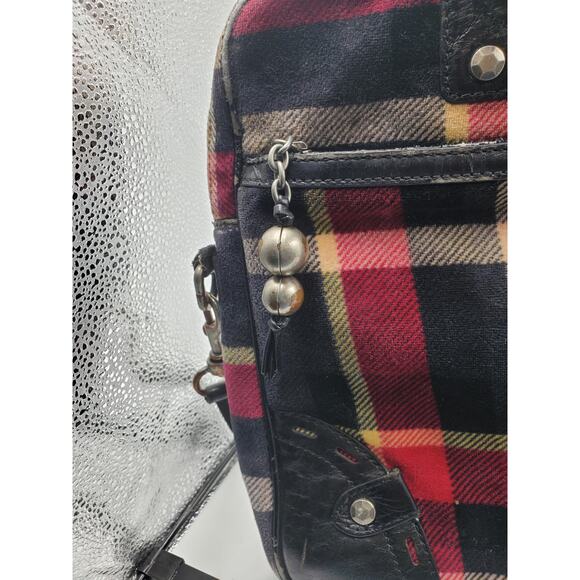 Juicy Couture - Red Plaid Laptop Bag Y2K Vintage Rare! - Picture 10 of 16